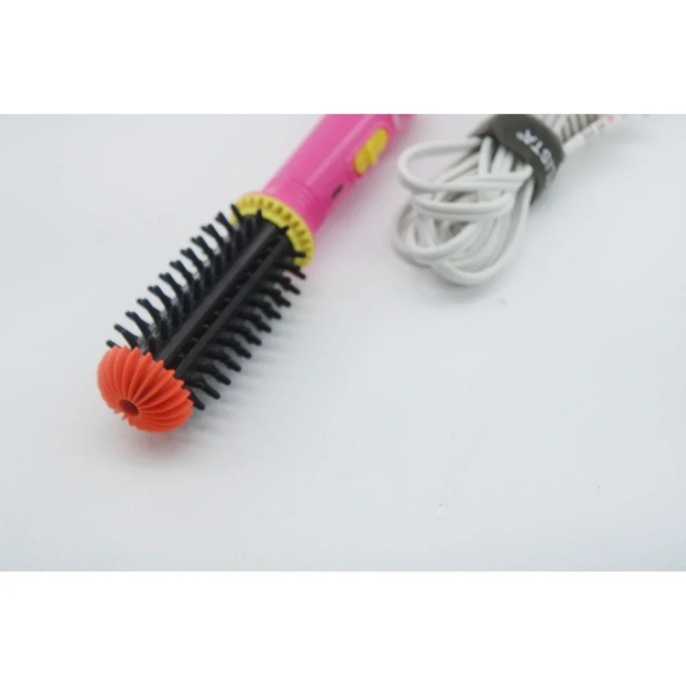 Calista GoGo Mini Round Brush Flamingo Pink Heated Styling Tool A621192 849